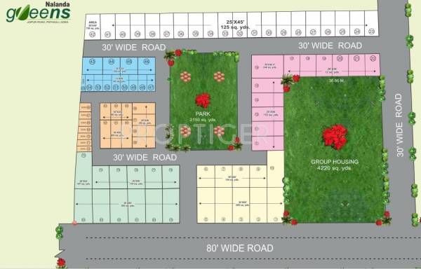 Layout Plan Nalanda Builders Greens Layout Plan