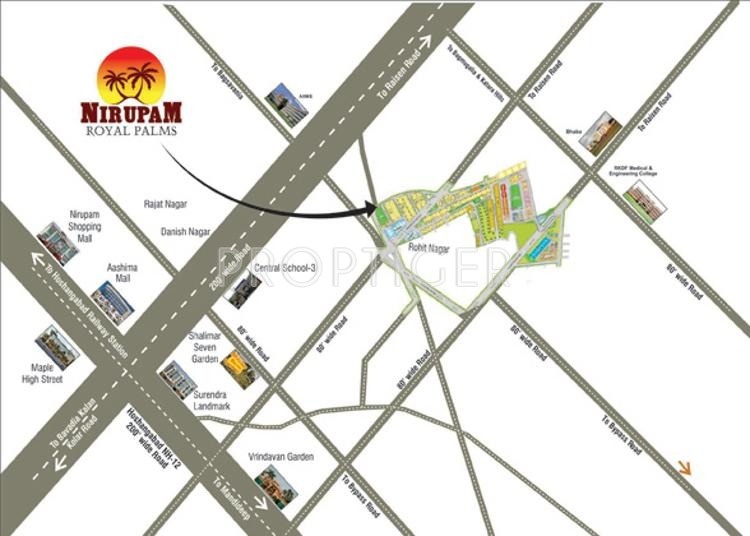 Images for Location Plan of Nirupam Royal Palms Villas