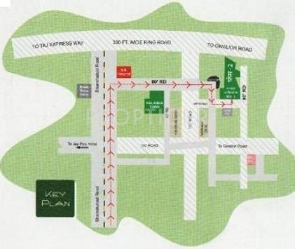 Nalanda Builders Ashiyana Location Plan