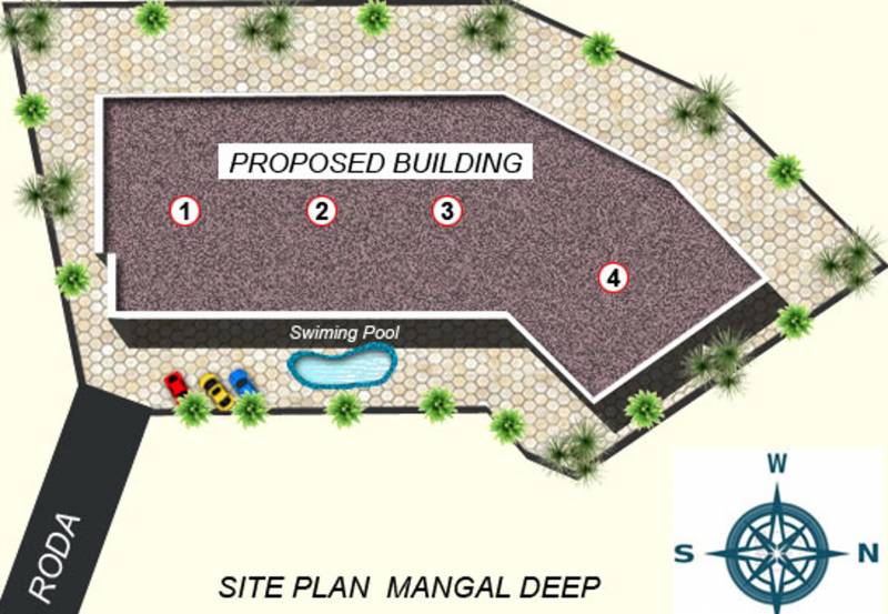 Images for Site Plan of Pranami Group Mangal Deep Apartment