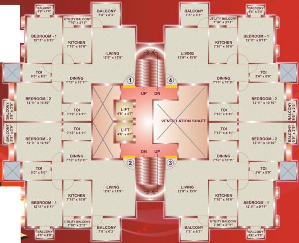 Images for Cluster Plan of Estate Buildcon Esquire