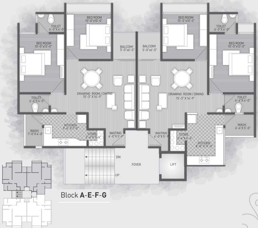 Images for Cluster Plan of Prasthan Home Town 3