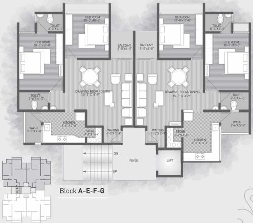 Images for Cluster Plan of Prasthan Home Town 3 Images for Cluster Plan of Prasthan Home Town 3