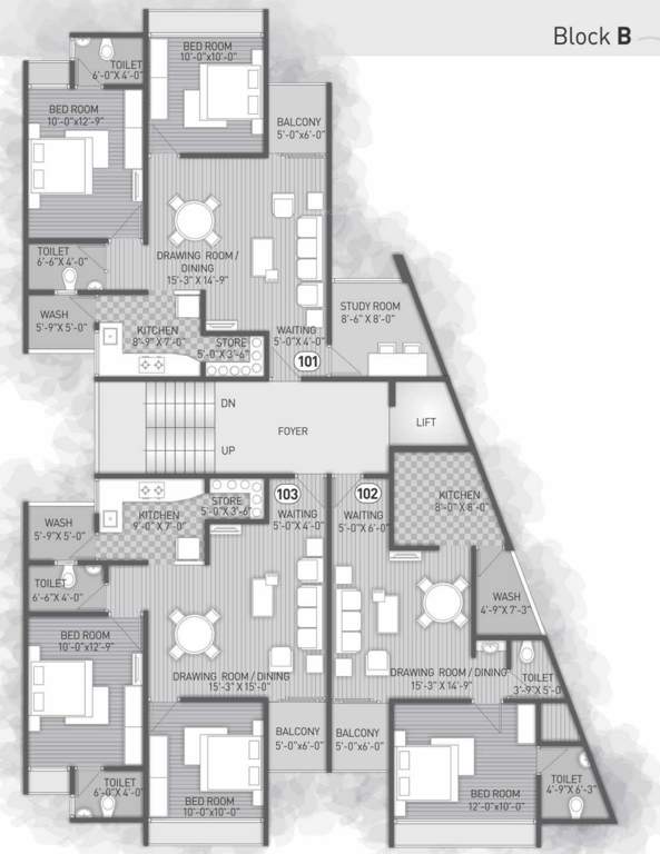 Images for Cluster Plan of Prasthan Home Town 3