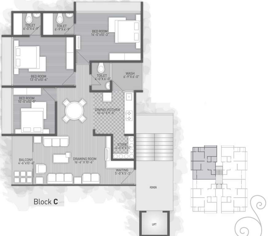 Images for Cluster Plan of Prasthan Home Town 3