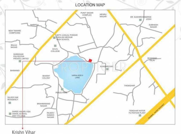Krishna Space Krishn Vihar Location Plan