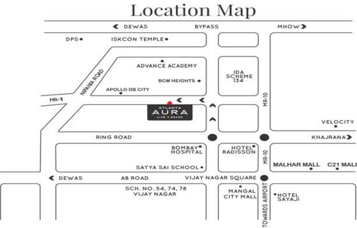aura Images for Location Plan of Atlanta Aura