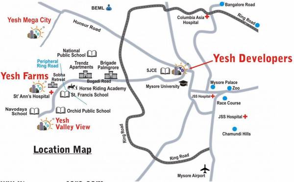 Images for Location Plan of Yesh Farm Villas