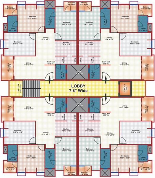Images for Cluster Plan of Estate Buildcon Esquire II