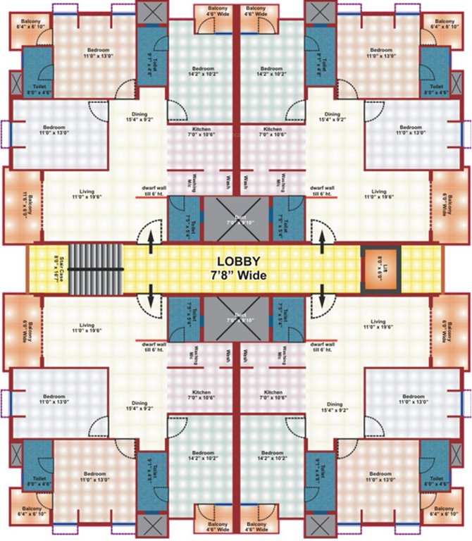 Images for Cluster Plan of Estate Buildcon Esquire II