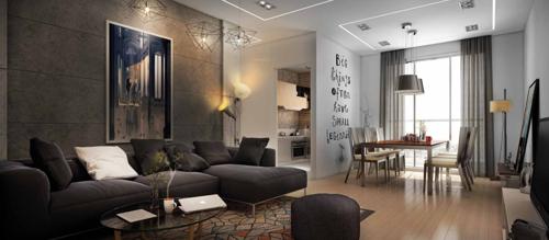 Living Area eco-space-residencia Living Area