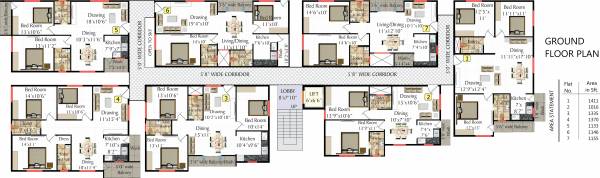 Images for Cluster Plan of Srivathsa Mayfair Cozy
