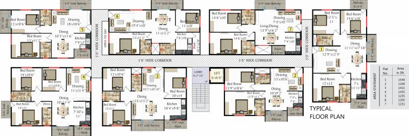 Images for Cluster Plan of Srivathsa Mayfair Cozy