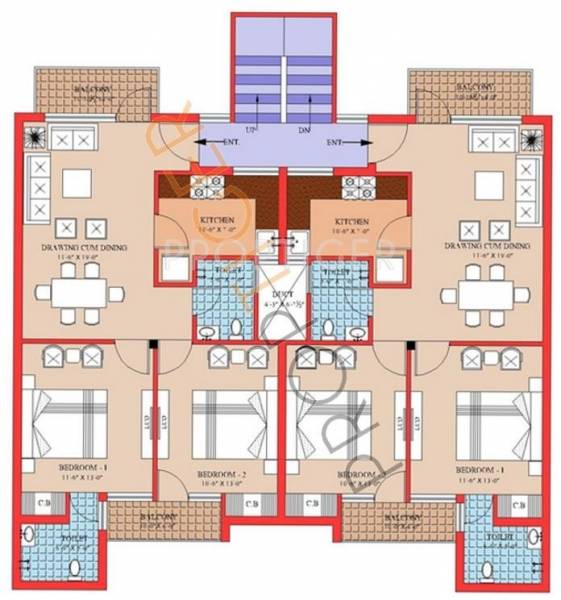 Images for Cluster Plan of Baba Baba Apartments