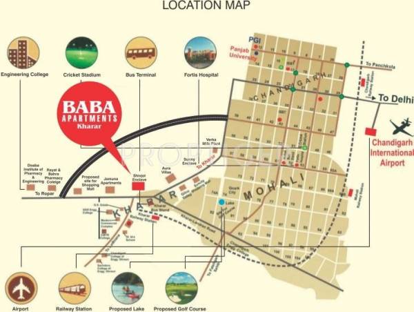 Images for Location Plan of Baba Baba Apartments