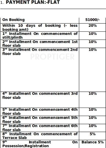 Images for Payment Plan of RajLaxmi Satyamitra Rajlaxmi Nature Payment Plan