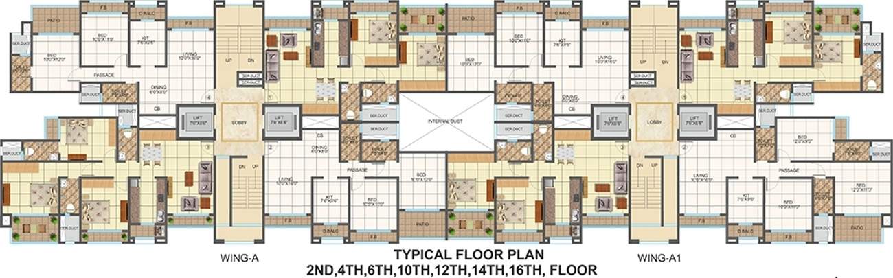 Images for Cluster Plan of Vajinath The Residences