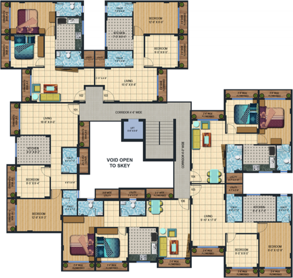 Images for Cluster Plan of Nest Nest Residency