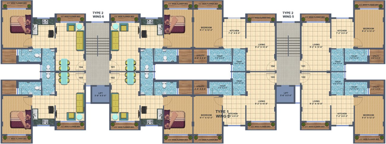 Images for Cluster Plan of Nest Nest Residency