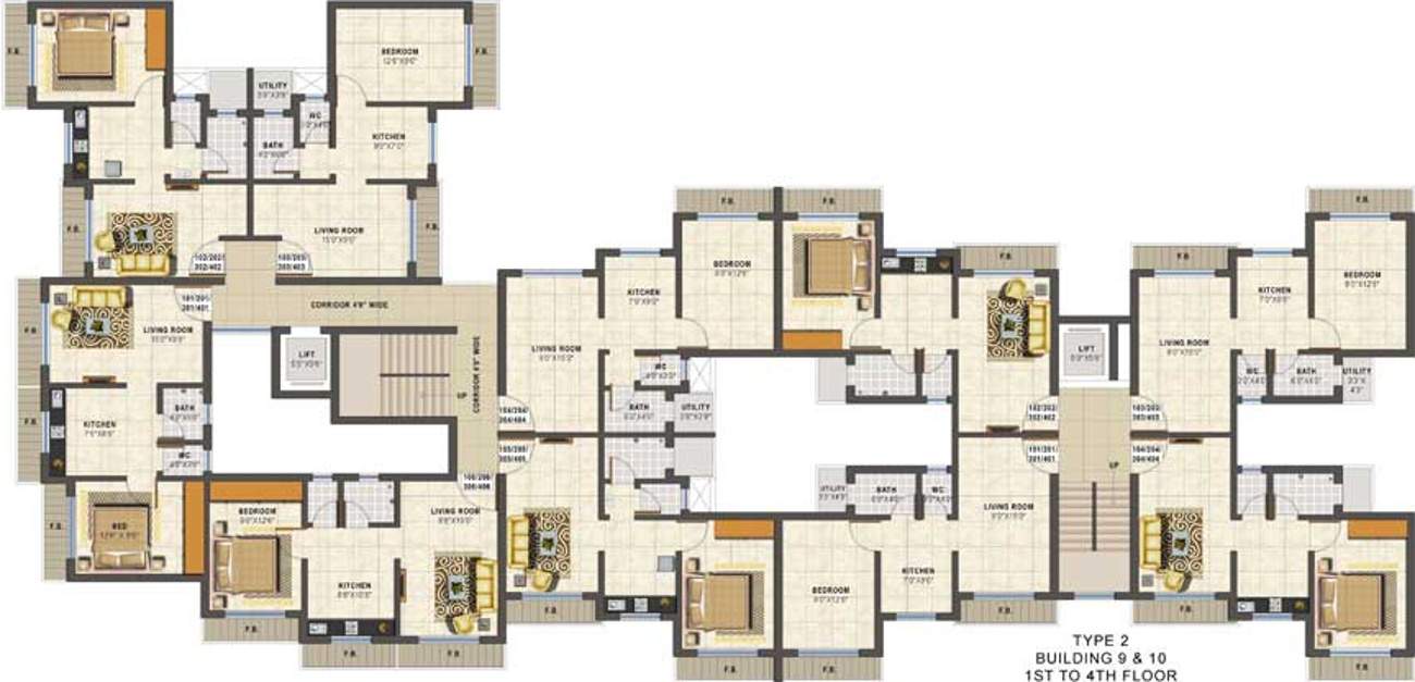 Images for Cluster Plan of Nest Nest Residency