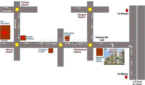 Images for Location Plan of Milan Milan Heights Villas