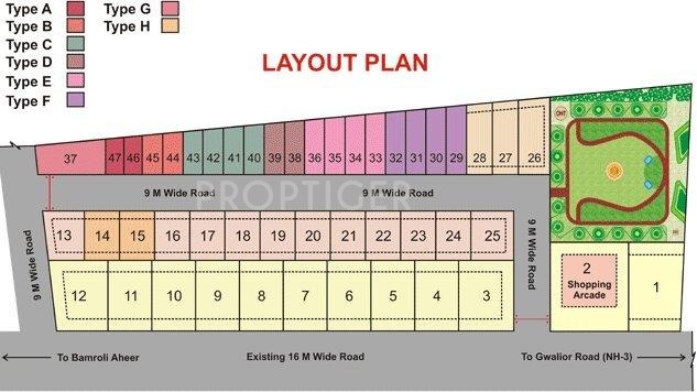 Anupam Housing Shaurya Vihar Layout Plan