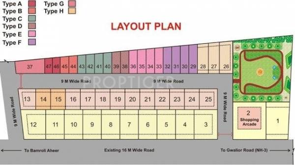 Layout Plan Anupam Housing Shaurya Vihar Layout Plan