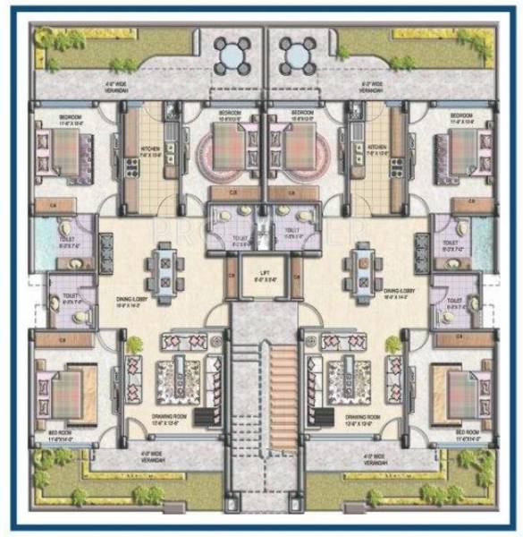 Images for Cluster Plan of Shubham Gold Homes Images for Cluster Plan of Shubham Gold Homes