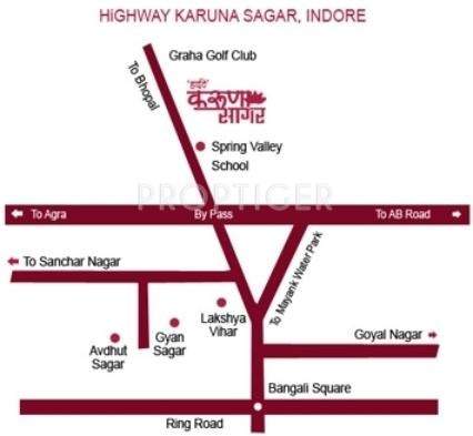 karuna sagar Images for Location Plan of Prashant Karuna Sagar