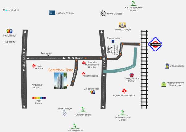 Images for Location Plan of Sambhav Tiara