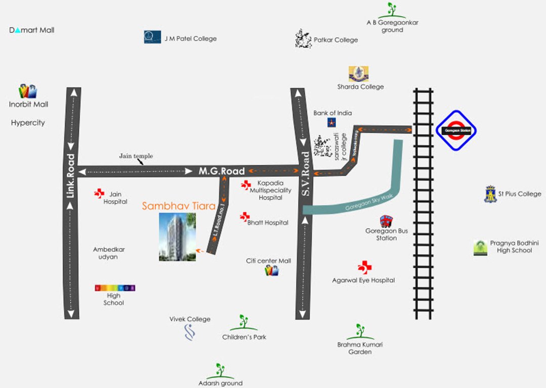 Images for Location Plan of Sambhav Tiara