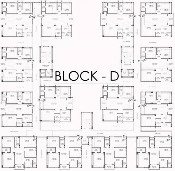  gruhanirman-aero-city Block D Cluster Plan
