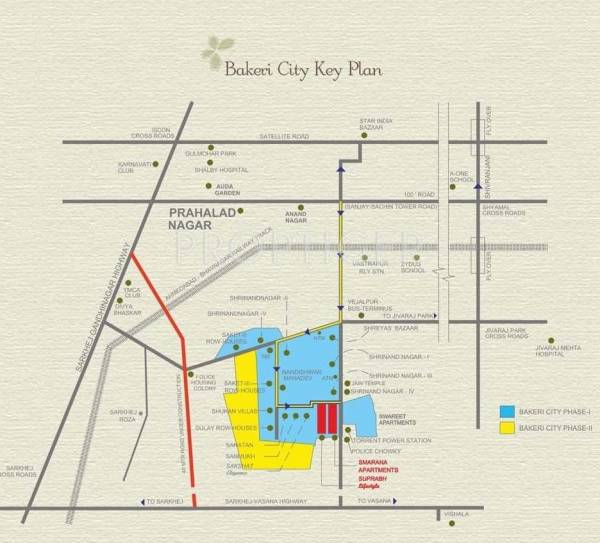 Images for Location Plan of Bakeri Group Sakshat Apartments
