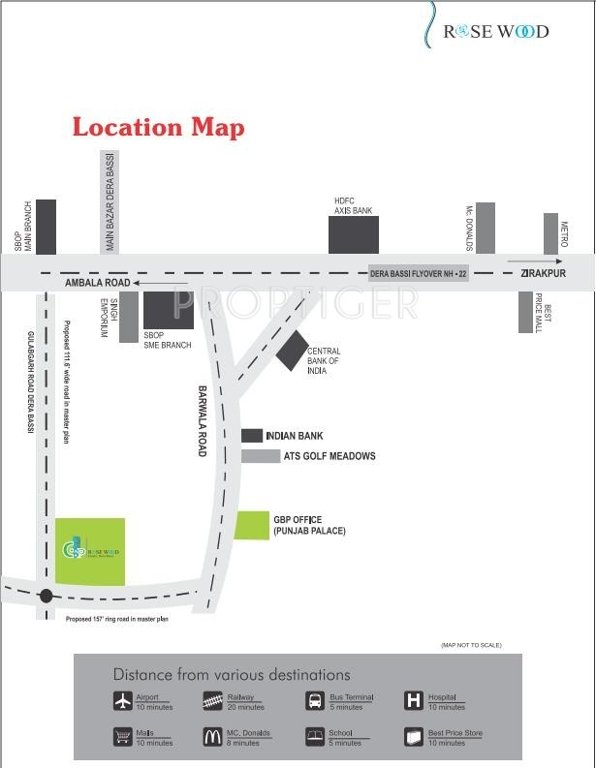 Images for Location Plan of GBP Rosewood Estate Apartment