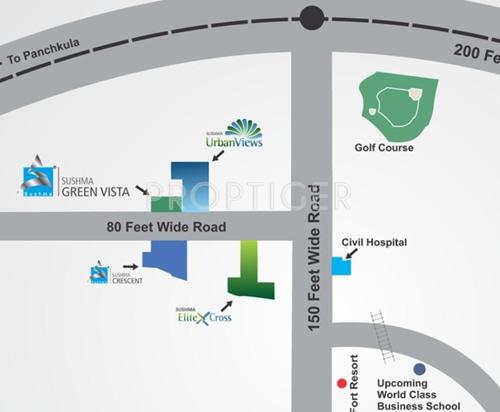  green-vista Images for Location Plan of Sushma Sushma Green Vista
