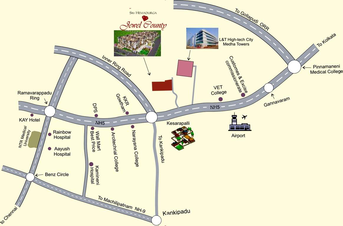 sri hemadurga jewel county Images for Location Plan of Hemadurga Jewel County