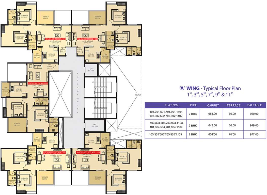 Images for Cluster Plan of V Satav Developers Mayuri Sunrise