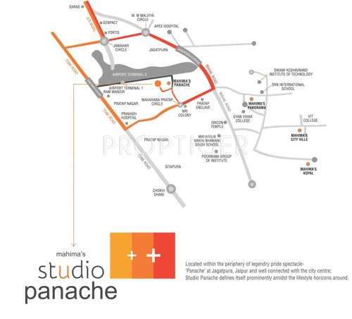  studio-panache Images for Location Plan of Mahima Studio Panache