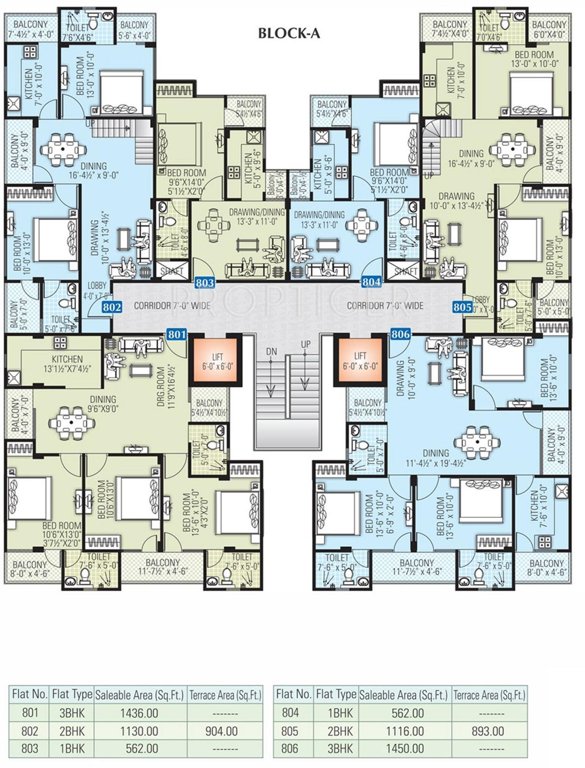  tulip Wing A Cluster Plan