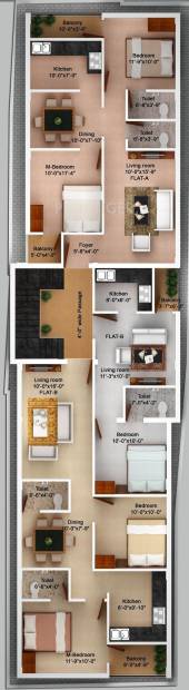 Images for Cluster Plan of Athreya Homes Sharabha