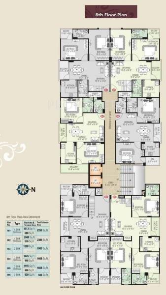 Images for Cluster Plan of Aradhana Bhavyaa Heights