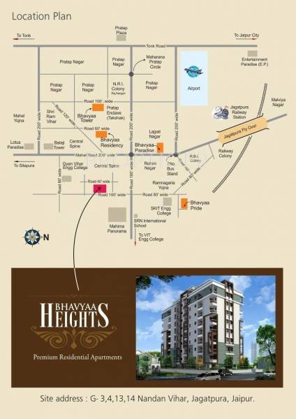 Images for Location Plan of Aradhana Bhavyaa Heights