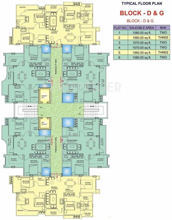  hanging garden Wing B Cluster Plan