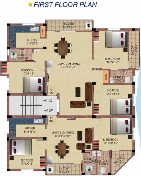 Images for Cluster Plan of Shree Fa Flats