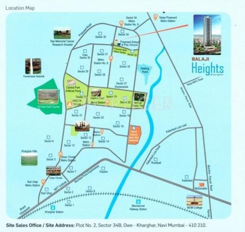  heights Images for Location Plan of Balaji Heights