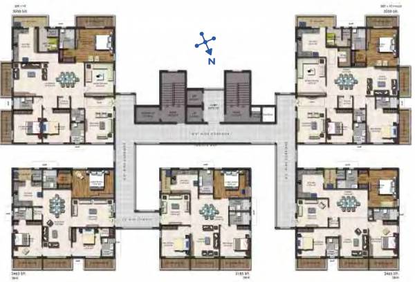 Images for Cluster Plan of Jyothirmaye Palm Springs