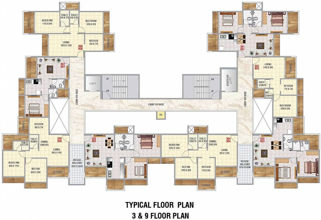  universal Universal Cluster Plan for 3rd Floor