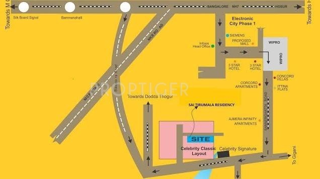  residency Images for Location Plan of Tirumala Residency