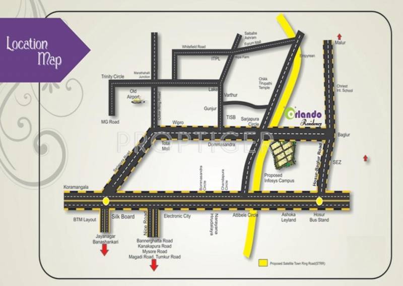 Images for Location Plan of Griha Mithra Orlando Residency