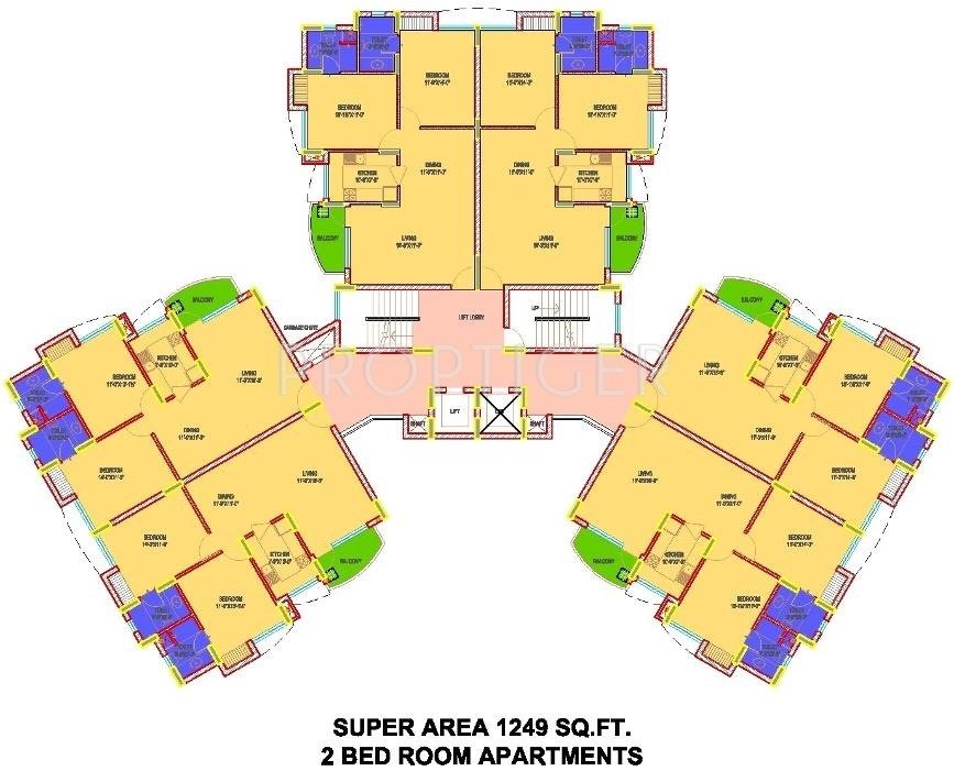 Images for Cluster Plan of Som Som Datts Landmark